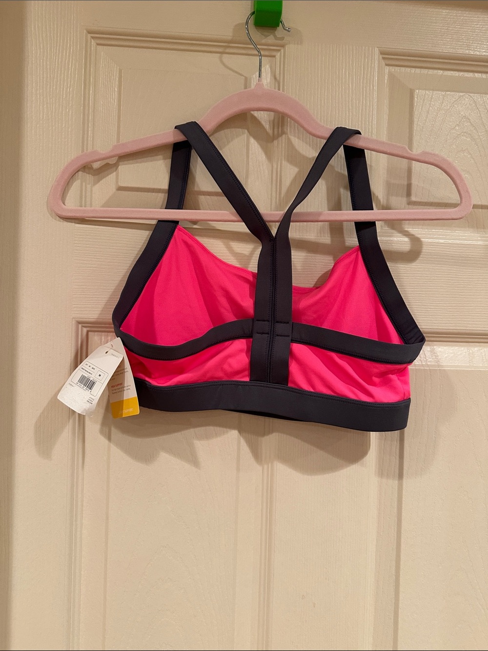 Champion Hot Pink and Charcoal Racerback Top - Picture 2 of 2